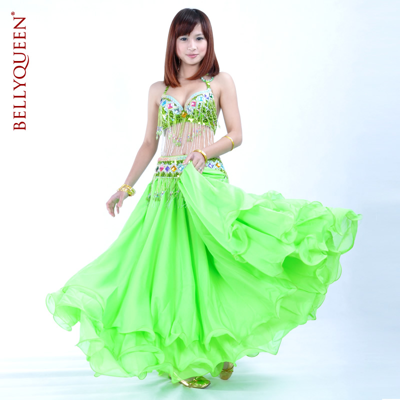 2 Pieces Dancewear Polyester Belly Dance Performance Costumes For Ladies 2 Pieces Dancewear Polyester Belly Dance Performance Costumes For Ladies